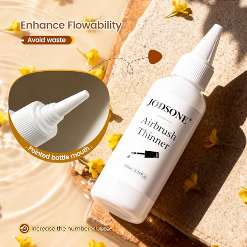 JODSONE 100ml Gel Nail Polish Thinner for Nail Spray Guns for Gel Nail Polish Quick Dilution and Cleaning High-Efficiency Maintenance Larger Capacity Easy of Use DIY Nails Art