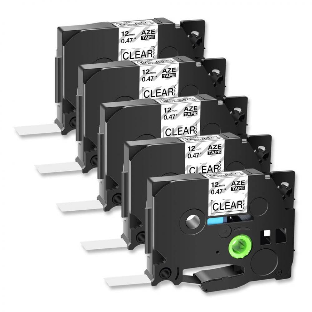 Nastro for etichette laminato compatibile con stampanti TZe S131 9mm 12mm 18mm 24mm