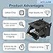 SCCOLOR 711 Printhead Kit High Yield C1Q10A Pinter Head Compatible with 711 PinterHead (with Chip Upgraded) Replacement for T120 T125 T130 T520 T525 T530 T100 Large Format Plotter Printer
