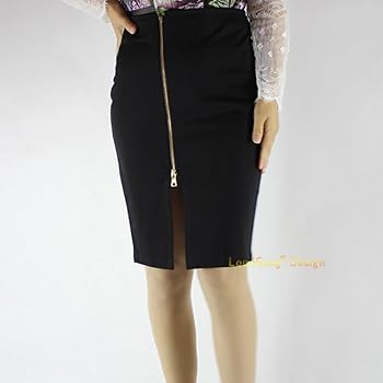 Amazon.com: LoudSung Pencil Skirts Dressy Casual Slim Fit Business