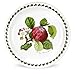 Portmeirion Pomona Salad Plate | Set of 6 Salad Plates | Assorted Floral Motifs | Dishwasher, Microwave, & Oven Safe | 8.5 Inch | Made in England