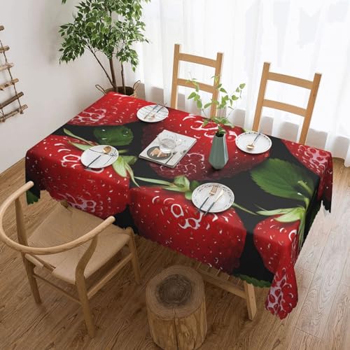 Nappe rectangulaire lavable en machine pour cuisine et extérieur