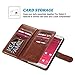ULAK Note 3 Case, Galaxy Note 3 Case - Multi Card Slots Series PU Leather Magnetic Wallet Case Cover for Samsung Galaxy Note 3 III N9000 (Brown)