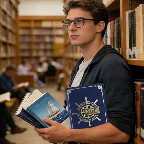 Carnet en cuir verrouillable pour protéger vos notes privées au bureau - 3