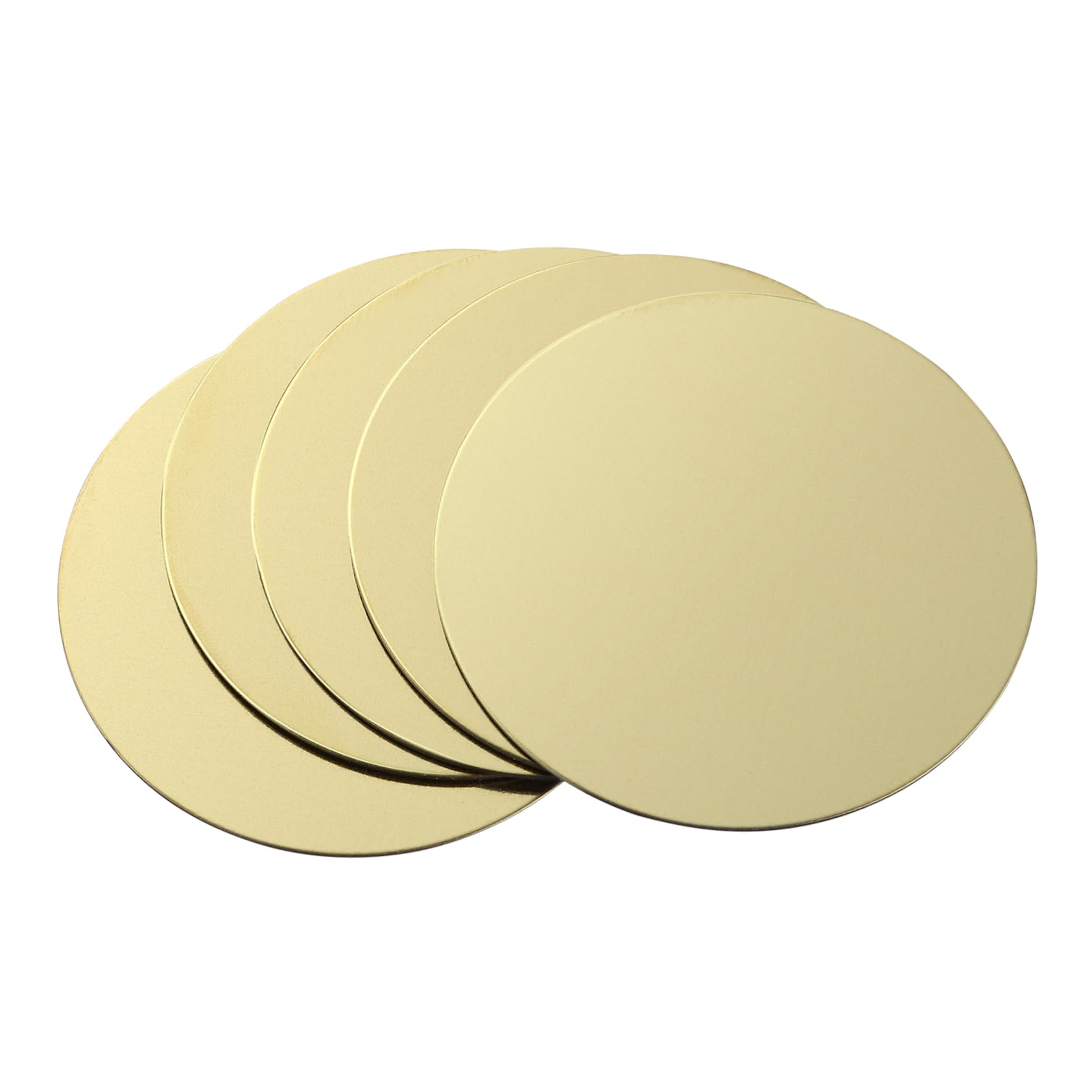 HOMSFOU Phone Magnet Plate Mounting Kits 4cm Metal Sticker Holder for Car Mount 10 Pack Golden