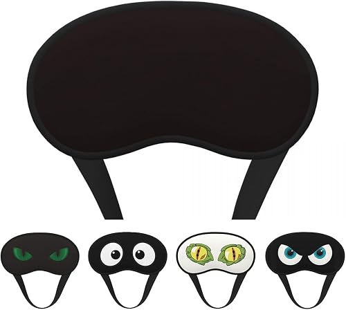 Yhbtgvrce Customized Sleep Mask for Travel Office Nap, Personalized Eye Mask wit