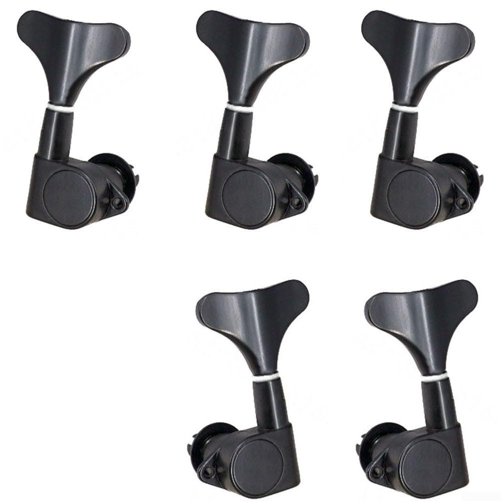 Set di 5 meccaniche per basso elettrico professionale (2L3R nero)