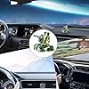 Xvilmaun Solar Car Diffuser Air Freshener - Air Purifier Solar Powered Diffuser for Car - Sea Scent Dashboard Odor Remover Cannon-Shaped for Commuting Travel Family Outings #3