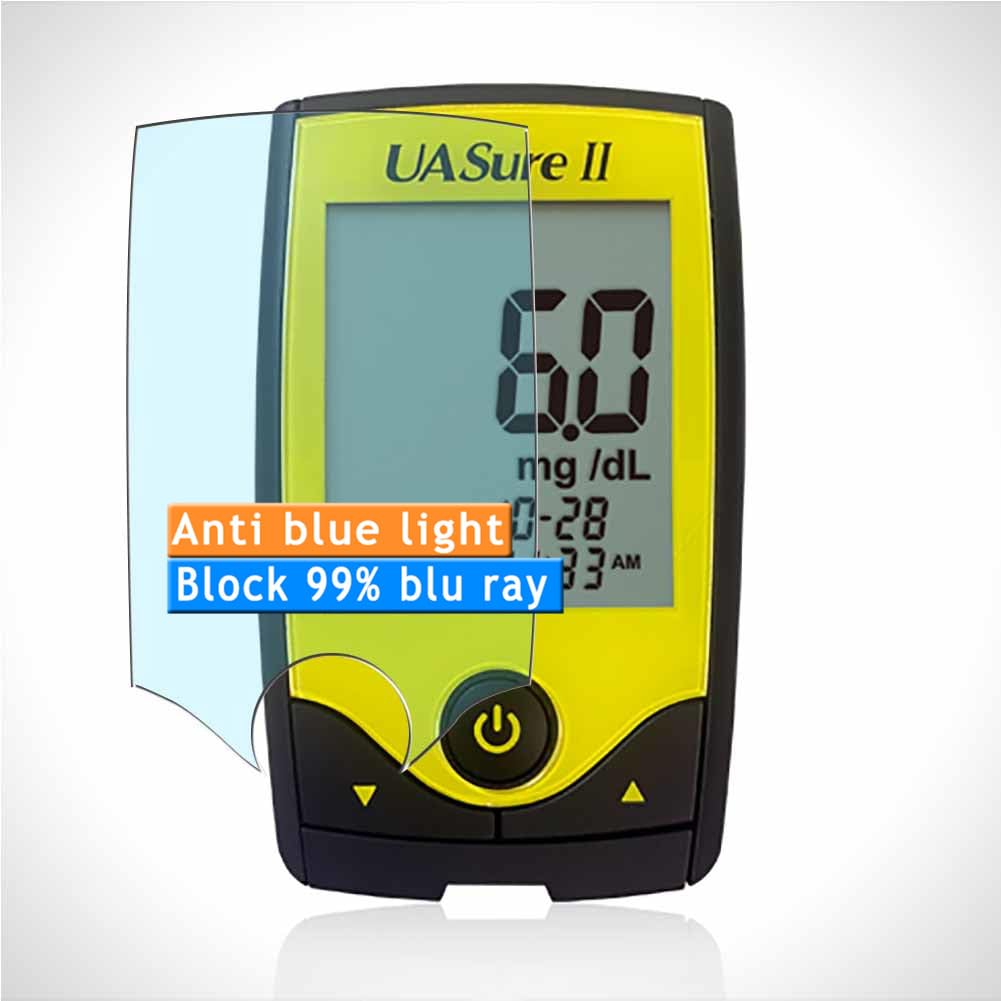 Vaxson 3-Pack Anti Blue Light Screen Protector, compatible with UASure II 2 TPU Film Protectors Sticker [ Not Tempered Glass ]