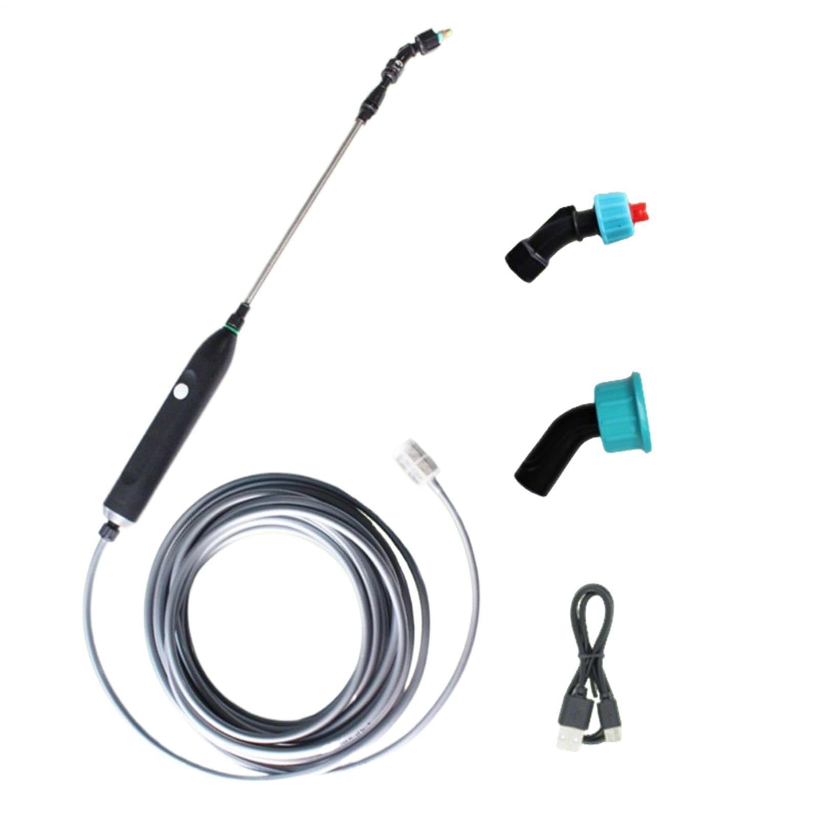 Lance de pulvérisation pour tuyau Poignée arrosage électrique rechargeable