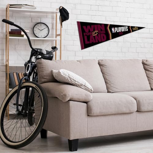 Image of Rico Industries NBA Basketball 12 inch x 30 inch Felt Wall Decor Pennant - Great for Home /Bed Room /Man Cave Decor