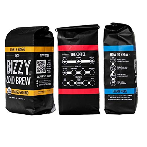 Cold Brew Gift Set Brewer's Choice Variety 3Pack Coarse Ground