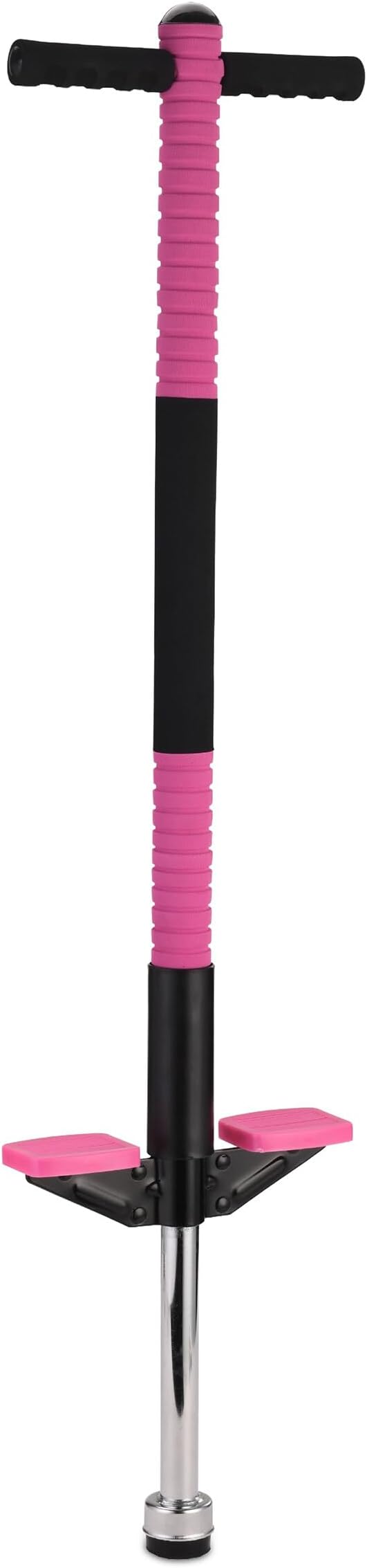 Relaxdays Relaxdays Pogo Stick Rose pour Enfants jusqu'à 35 kg