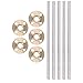 5 Set 100 mm Length T8x8 Lead Screw with Brass Nut, Trapezoidal Lead Screws for Industrial Automation, Stepper Motor Guide