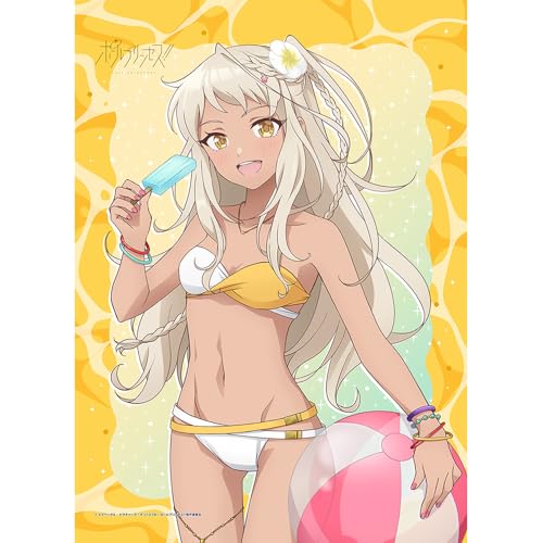 『ポールプリンセス!!』描き下ろしB2タペストリー(西条リリア／水着)Wスエード【グッズ】