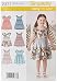 Simplicity Learn To Sew Patterned Girl's Dress Sewing Pattern Template, Sizes 3-8