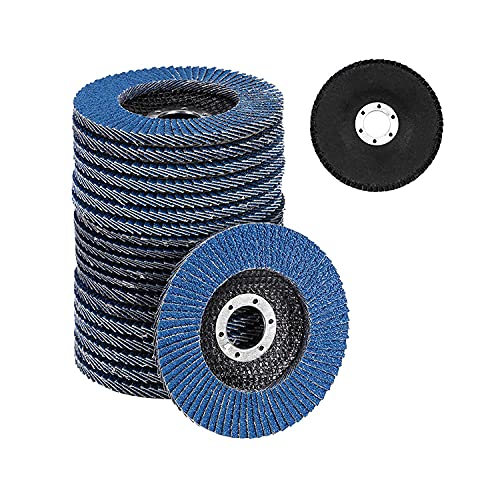YORKING 20PC 115mm Flap Discs Aluminum Oxide Mixed Grit Grinding