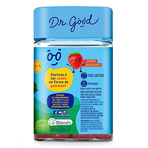 Multigood Kids Morango, DR. GOOD, 30 Gomas