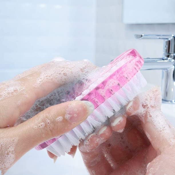 Ghelonadi Plastic Nail Cleaning Scrubbing Brush Multipurpose Manicure Tools for Men Women Fingernail and Toenail Scrub Cleaning Brushes - Image 4