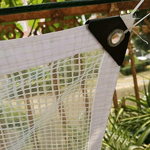 VIGAN Tarpaulin Rainproof Cloth Translucent PE Film Garden Courtyard Greenhouse Tarp (2MX4M)