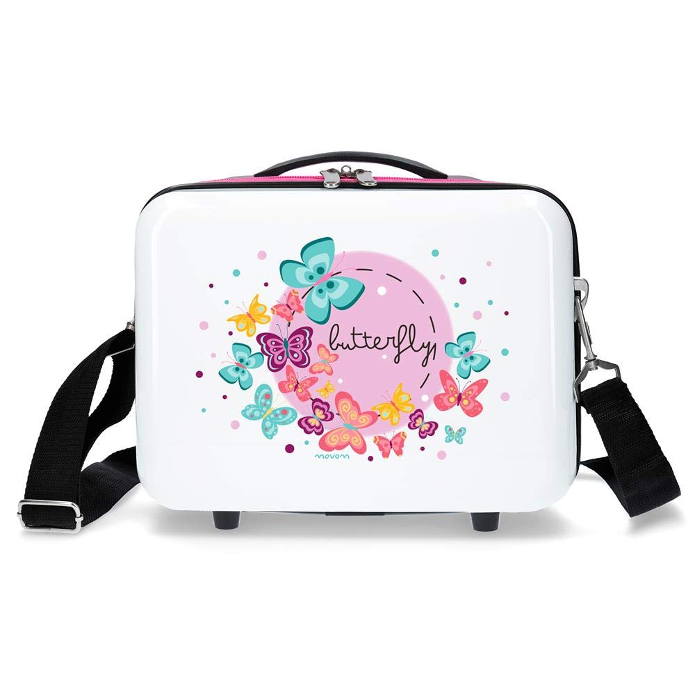 Movom Happy Time Adaptable Toiletry Bag, Multi-Colour, 29 x 21 x 15 cm, Rigid ABS 9.14 L, 0.85 kg