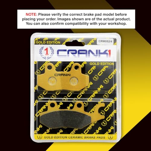 CRANK ONE Ceramic Brake Pads for TVS Apache RTR 160 4V Front - Image 4