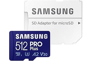 Samsung PRO Plus MicroSD Card 512GB with Adapter