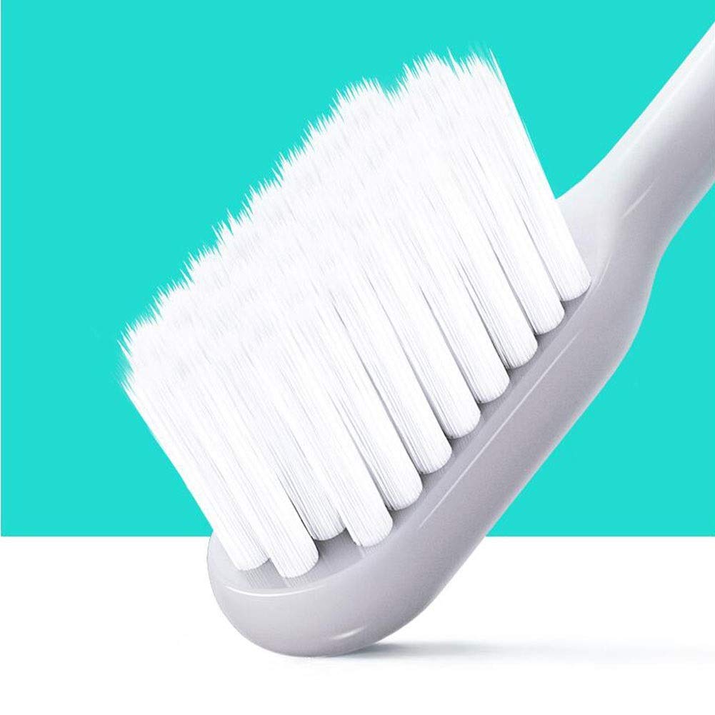 ZUMAHA Spazzolino da Denti con Design a Testina Piccola, spazzolini Ultra Morbidi per Adulti, Gravidanza e Bambino, Confezione da 12 spazzolini manuali da Viaggio