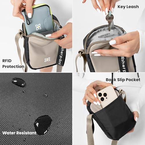 Image of Sherpani Rogue, Mini Crossbody Bag, Lightweight Shoulder Bag, Cross Body Purse, Crossbody Bags, Unisex Travel Gift