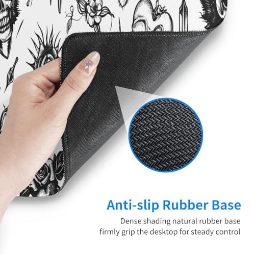 Tapis de bureau grand format contre le glissement du clavier - 4
