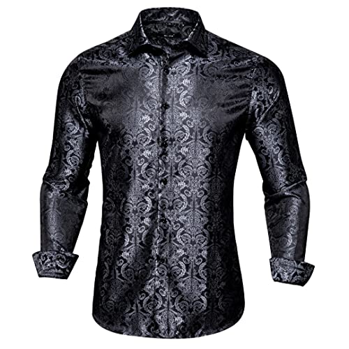 Chemise en soie homme Suwequest Cy-1001 M à manches longues