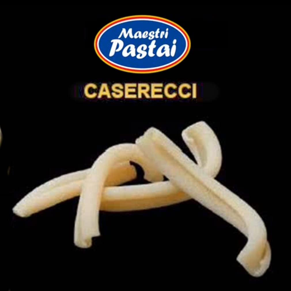 Maestri Pastai, Gourmet Caserecci Italian Pasta "Casarecce"(Pack of 3), (from casereccio which means "homemade"), Special "Series 42", Premium Quality From Mercato San Severino, Italy, 17.66 oz (each)