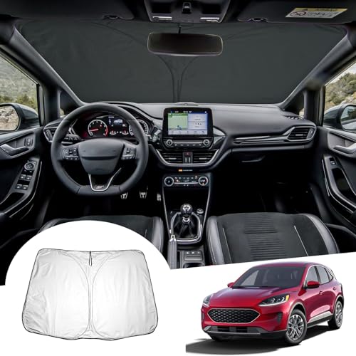 GAFAT Kompatibel mit Ford Kuga 3 MK3 ST Line 2020-2024 2025 Sonnenschutz Frontscheibe Innen, Windschutzscheibe Sonnenschirm Sonnenblende, Abkühlung, UV Schutz, Kuga MK3 Zubehör., 6.09 €