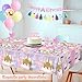 Princess Birthday Party Decorations, 166Pcs Princess Party Girls Decorations Set Includes Prin cess Plates Napkins Cups Tablecloth Serve 16, Shoulder Strap Crown, Banner Garland Cake Toppers Balloons