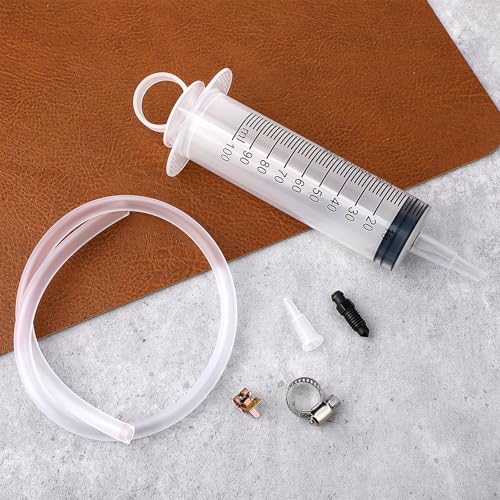 image for Ptwola Brake Bleeder Kit Motorcycle Hydraulic Disc Clutches Brake Oil 