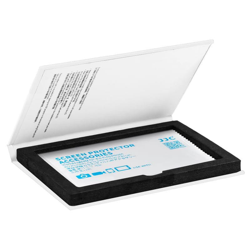 JJC Pellicola protettiva per schermo Insta 360 X4 Air (confezione da 2), trasparente, 0,1 pollici, durezza 9H, in vetro temperato per Insta360 X4 Air, 2 pellicole protettive per display, accessori per