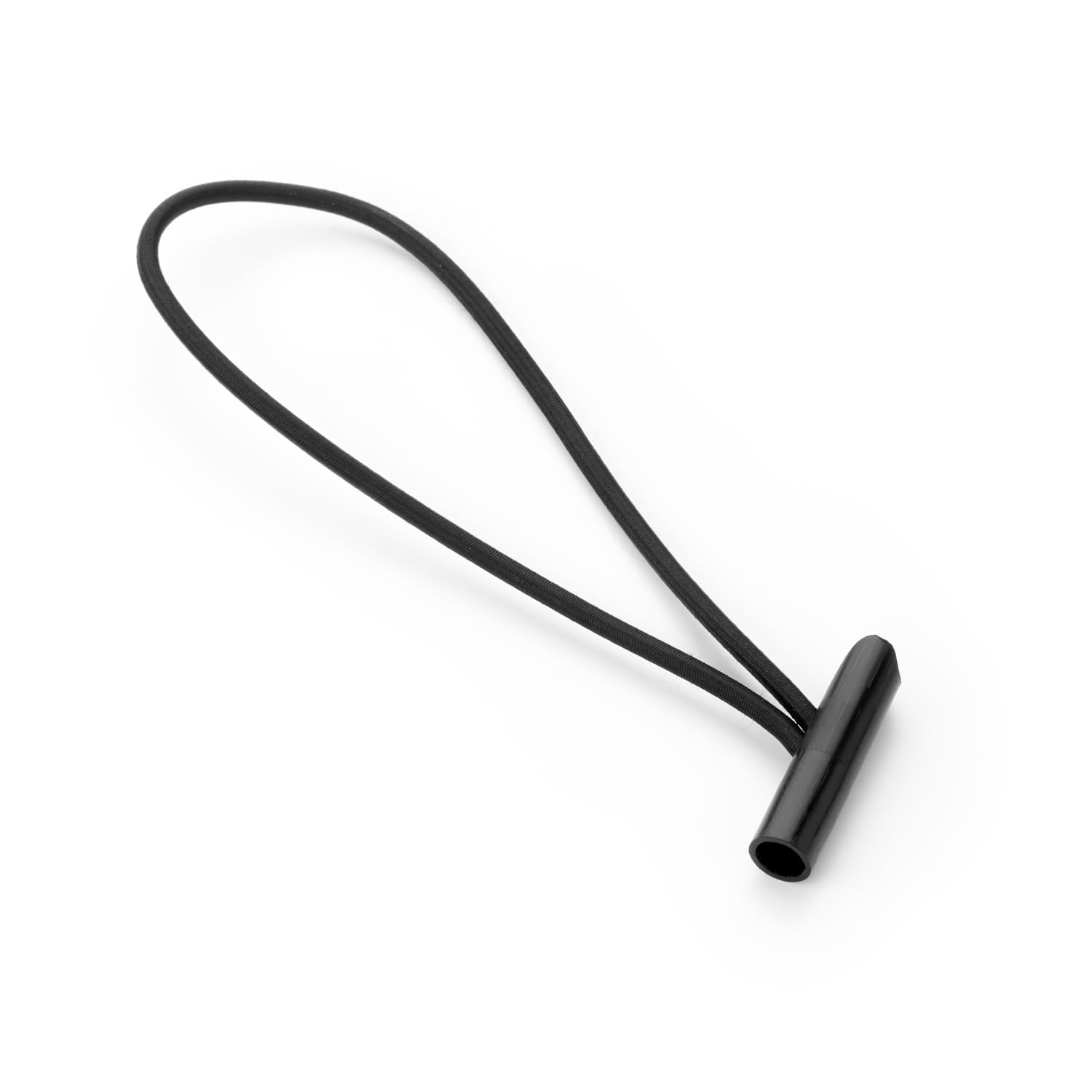 10 Pack Elastic T Bar Loop Tie 4mm Bungee Shock Cord Strap Tie Down White Black Fleck 3 Inch 6 Inch 9 Inch 12 Inch Premium Quality Made in UK (Black, 300mm (12 Inch))