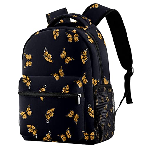 Sac à dos de voyage jaune 29.4x20x40cm pour fille et garçon