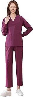 Conjunto de pantalones médicos de hospital para mujer, uniforme médico, ropa de trabajo médico de tela ligera