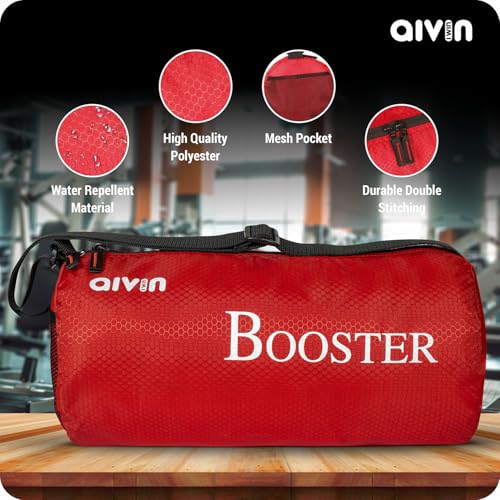 Image of Aivin Booster Multipurpose Gym Bag | Gym Bags | Adjustable Shoulder Bag for Men |Duffle Gym Bags for Men | Fitness Bag | Carry Bags | Sports & Travel Bag | Sports Kit | Duffle Bags Travel