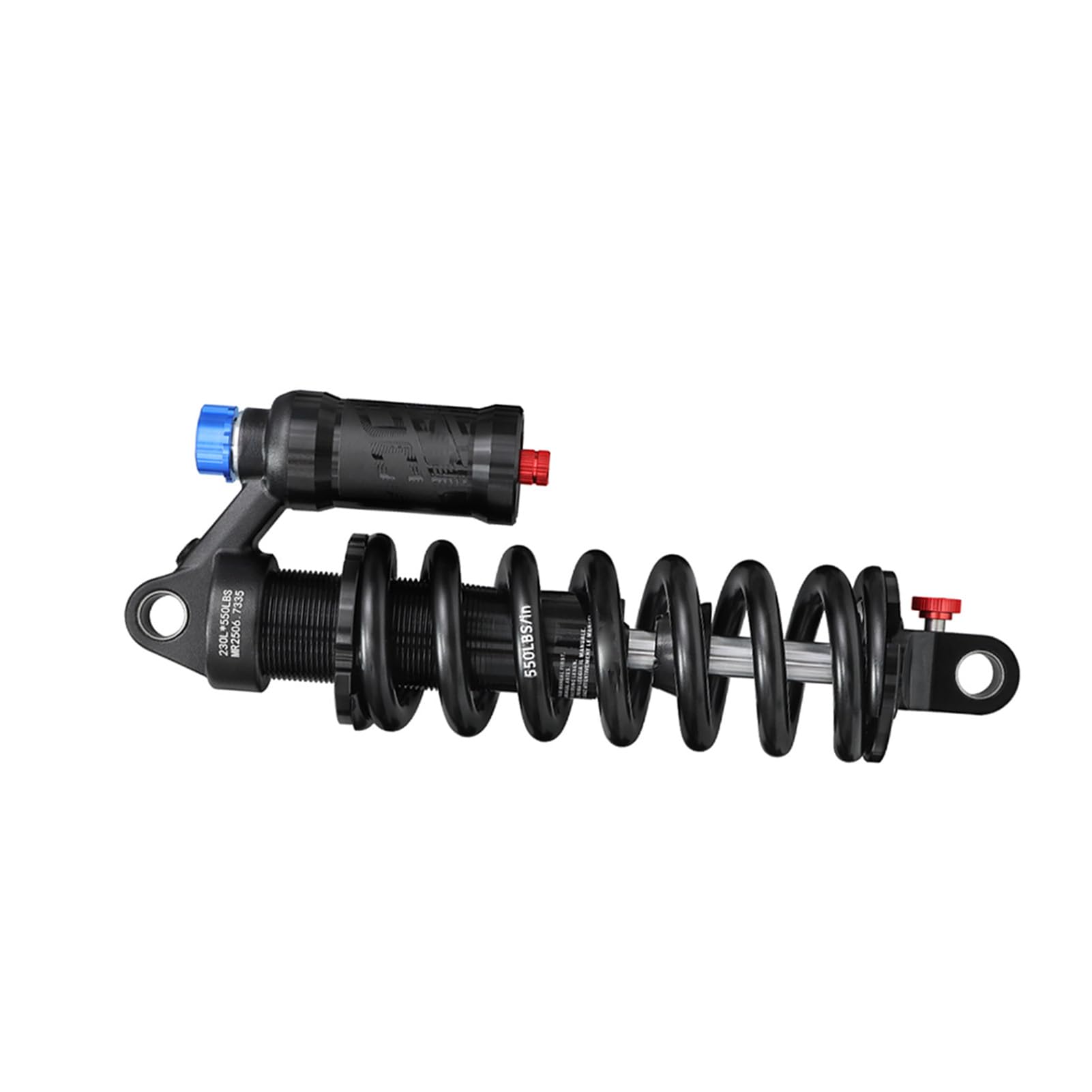 Ammortizzatore posteriore per mountain bike Ammortizzatore elicoidale a molla di smorzamento regolabile ad alte prestazioni con capacità di carico di 550 libbre per guida in (230MM-550LBS)