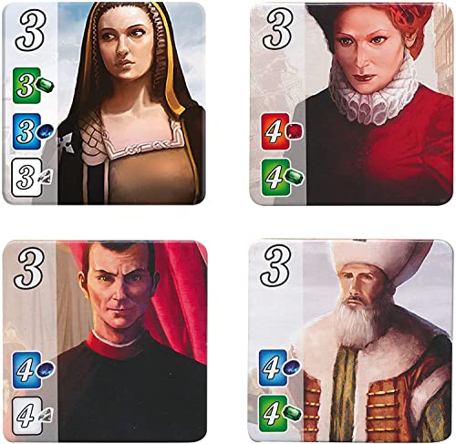 Image of Awestuffs Splendorr Card Board Edition (Eco- Friendly) | Strategy Card Game of Gem Trading & Development | Family & Adult Tabletop Game | 2-4 Players | Ages 10+