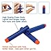 AUKND 200Pcs Nerf Bullet Refill Darts Premium Foam Bullets Pack Compatible for Nerf N-Strike Elite Guns, Universal Dart Ammo Pack, Firm and Safe Nerf Toy Guns Accessories, 7.2cm - Blue