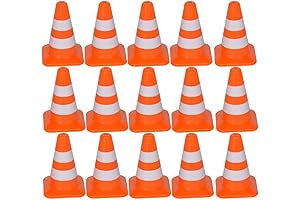 Kisangel 30-Piece Mini Plastic Cones Toys