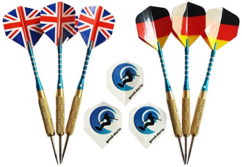 6 pezzi Good di freccette freccette in acciaio + 1...