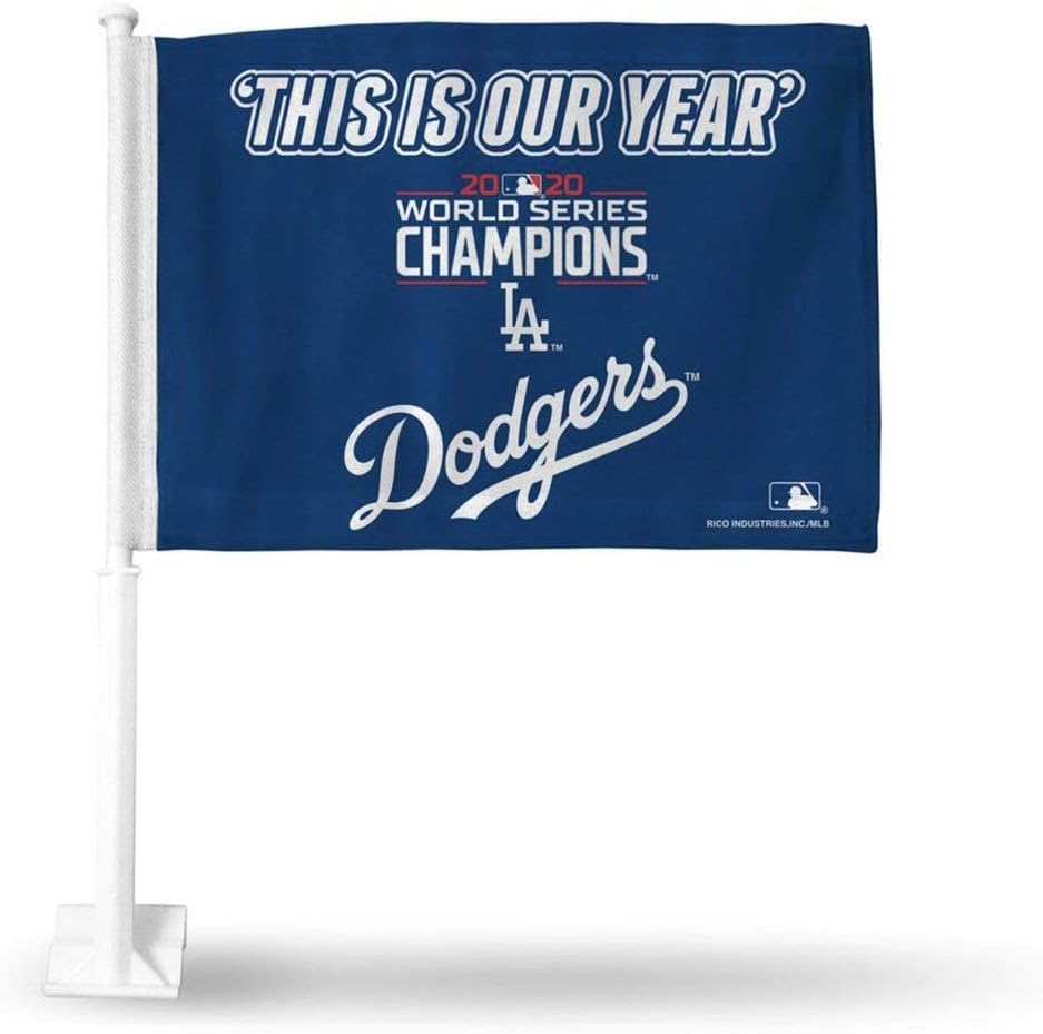 Rico Los Angeles Dodgers 2020 World Series Champions This is Our Year! CAR Flags