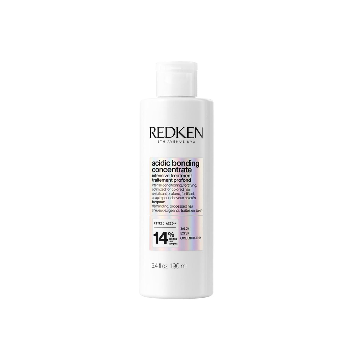 REDKEN Acidic Bonding Concentrate Intensive Pre-Treatment, Repairs Broken Bonds, For Damaged Hair, Bonding Care, 190ml