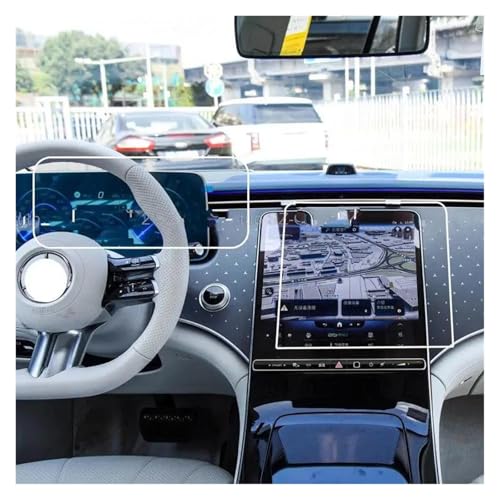 Verre trempé Mercedes EQE film protection écran GPS tableau bord 2023