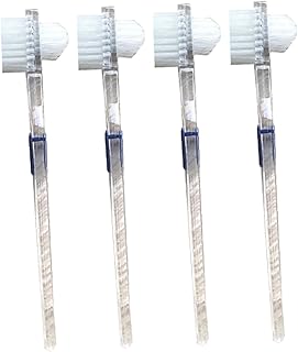 SOESFOUFU 2 Pçs Escova De Dentadura Dentes Falsos Escova De Limpeza De Dentadura Escova De Dentes Dupla Face Limpador De Dentes Falsos Dentaduras Dentaduras Embeber Dentadura Escovas