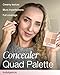 Mineral Fusion Makeup Cream Concealer Eye Palette Quad - 4 Light to Neutral Shades - Indulgence - Blemish Concealer & Under Eye Brightener - With Vitamin C & E - Hypoallergenic
